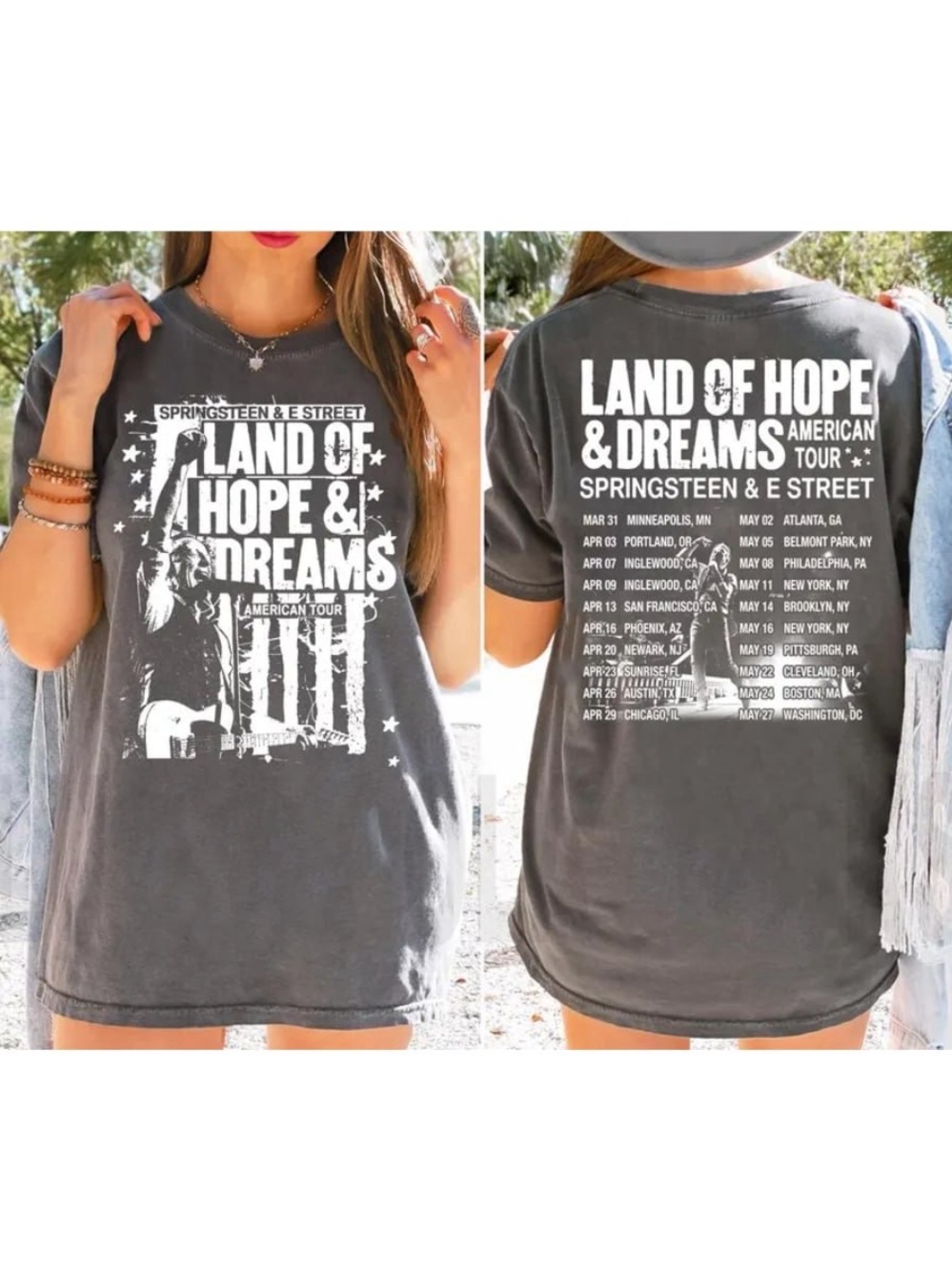 Comfort Colors Pepper Land of Hope & Dreams Graphic Tee